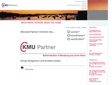 Tablet Screenshot of kmupartnergroup.ch
